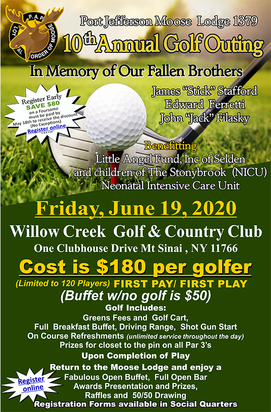 Moose Lodge 1379 Annual Golf Tournament